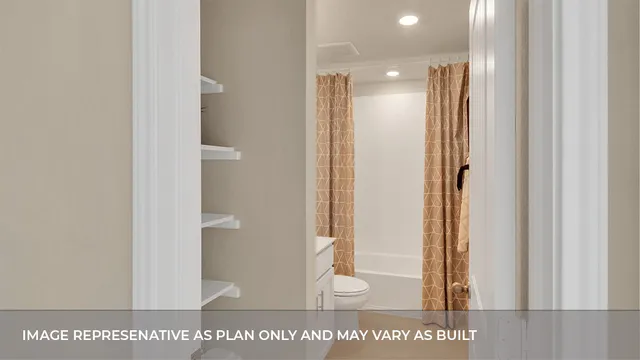 a view of a bathroom with a glass door