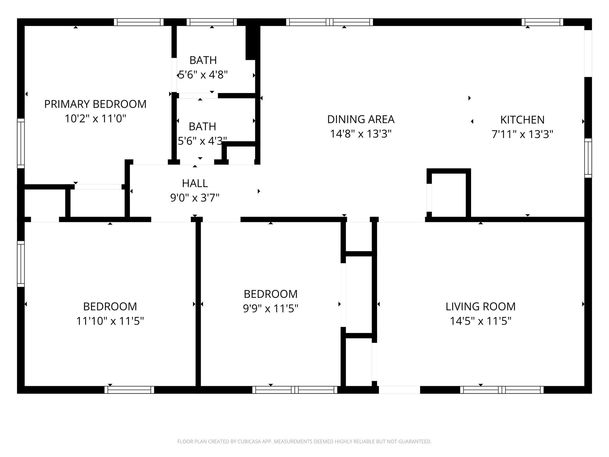 4686 Gill Road Memphis, TN 38109 - Photo 32 of 32 Floor plan