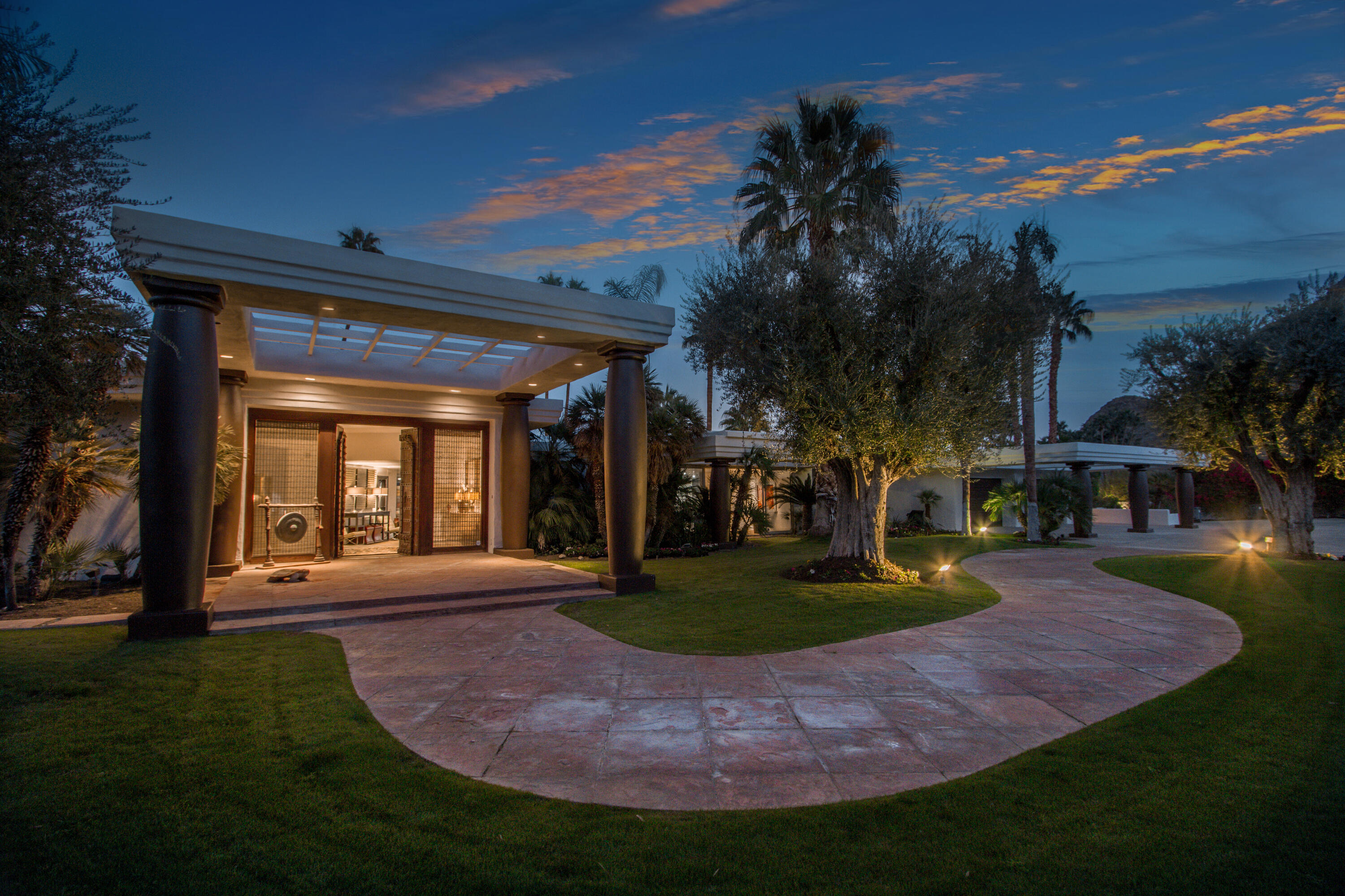 70375 Calico Road Rancho Mirage, CA 92270 - Photo 3 of 58 5-Front-Twilight