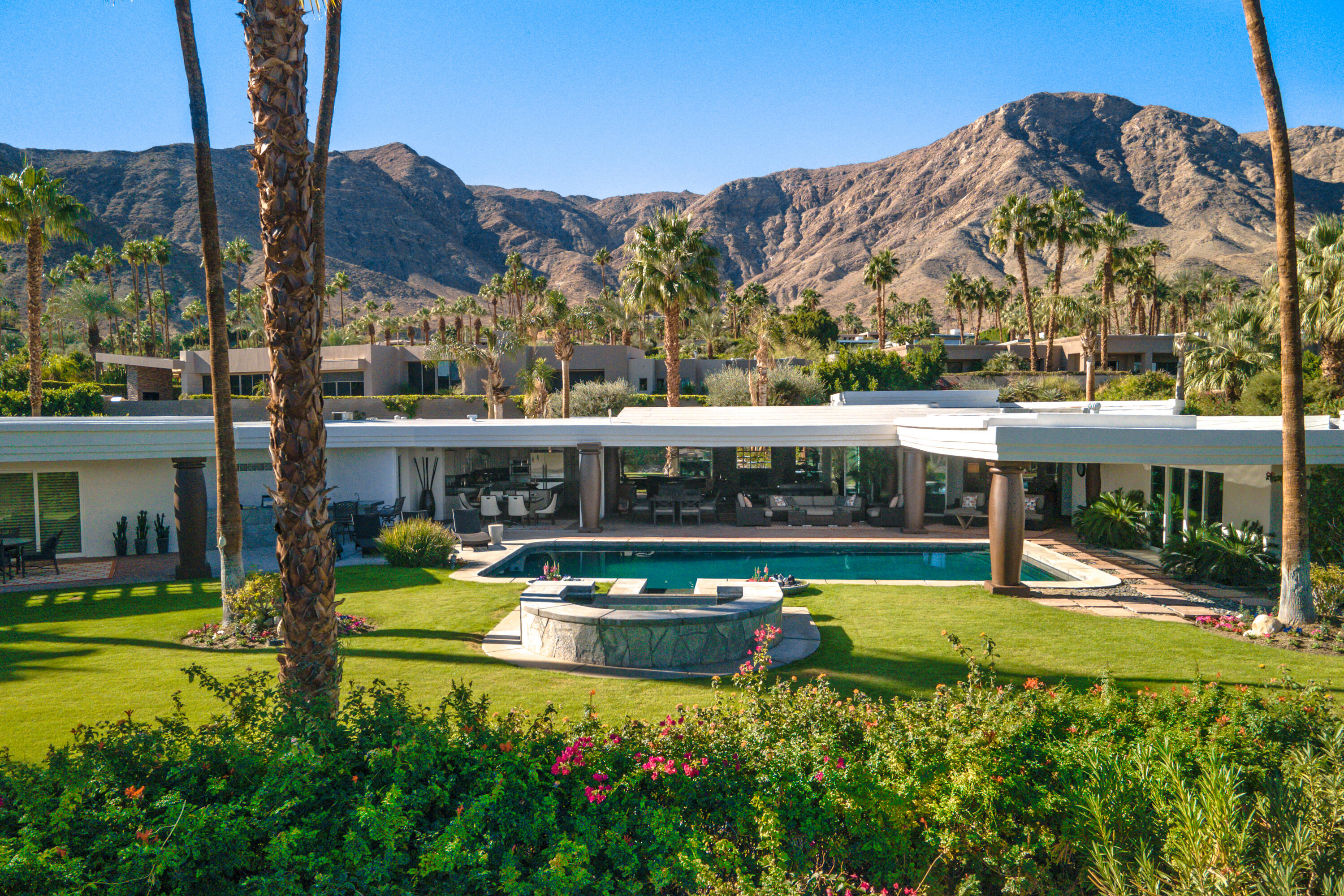 70375 Calico Road Rancho Mirage, CA 92270 - Photo 52 of 58 86-Aerial-Back-View