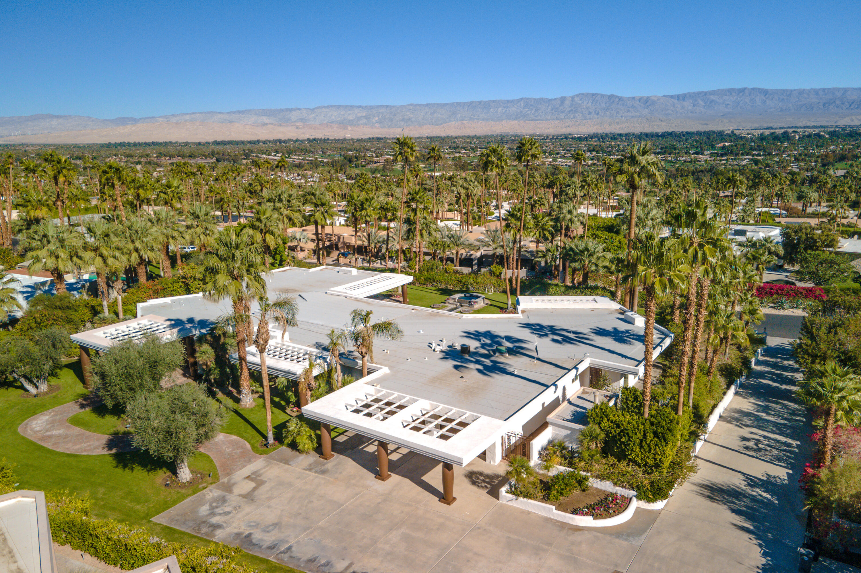 70375 Calico Road Rancho Mirage, CA 92270 - Photo 54 of 58 90-Aerial-Back-View