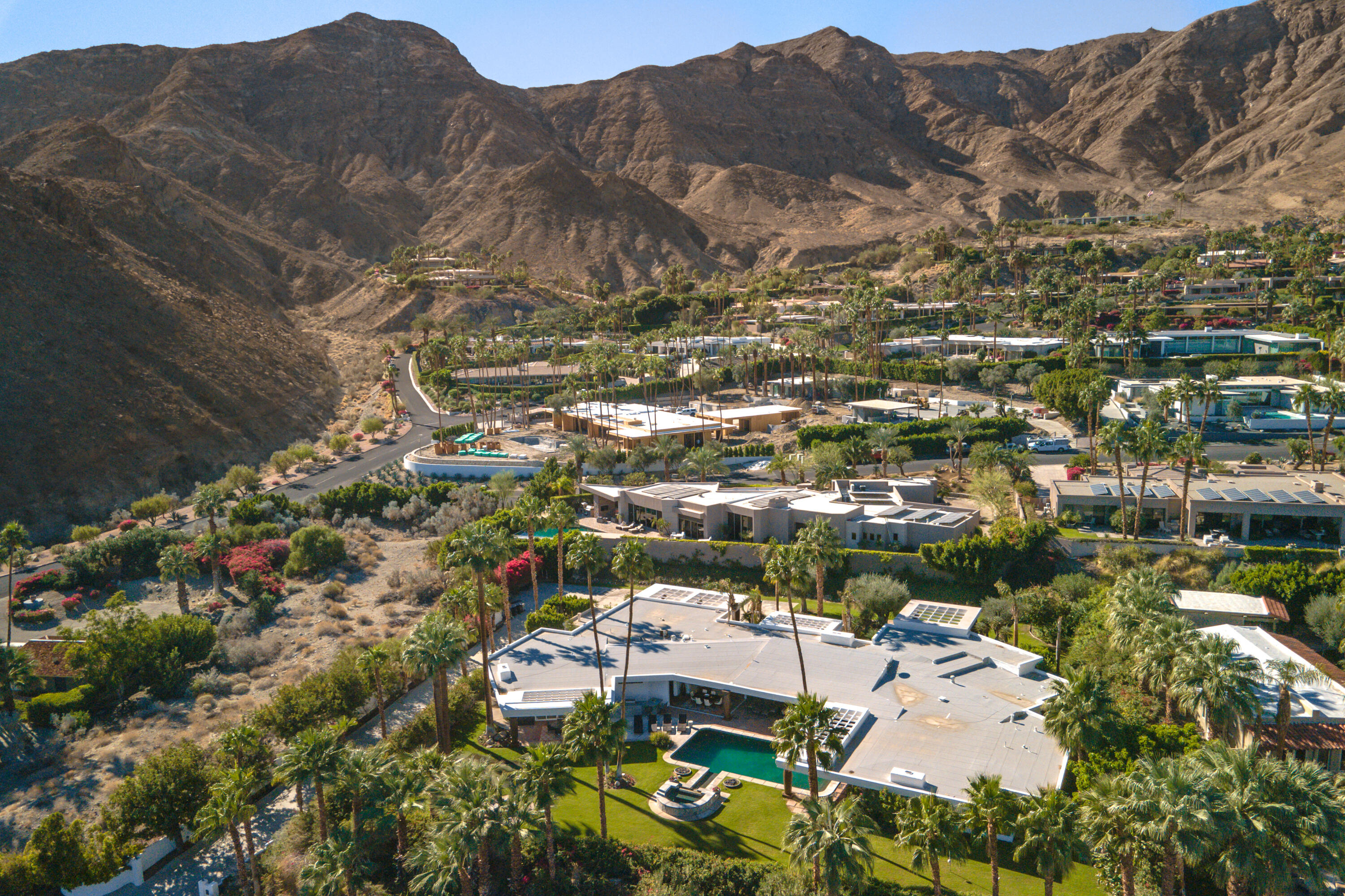 70375 Calico Road Rancho Mirage, CA 92270 - Photo 57 of 58 91-Aerial-Front-View