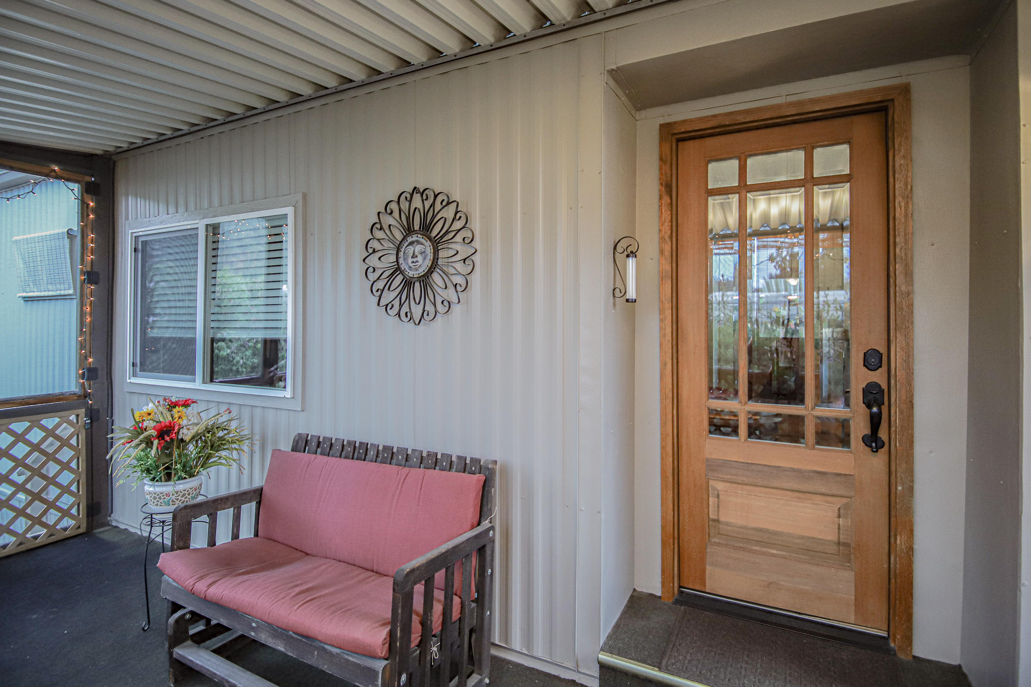 3955 South Stage Road, Unit 53 Medford, OR 97501 - Photo 16 of 29 Screened in porch towards door