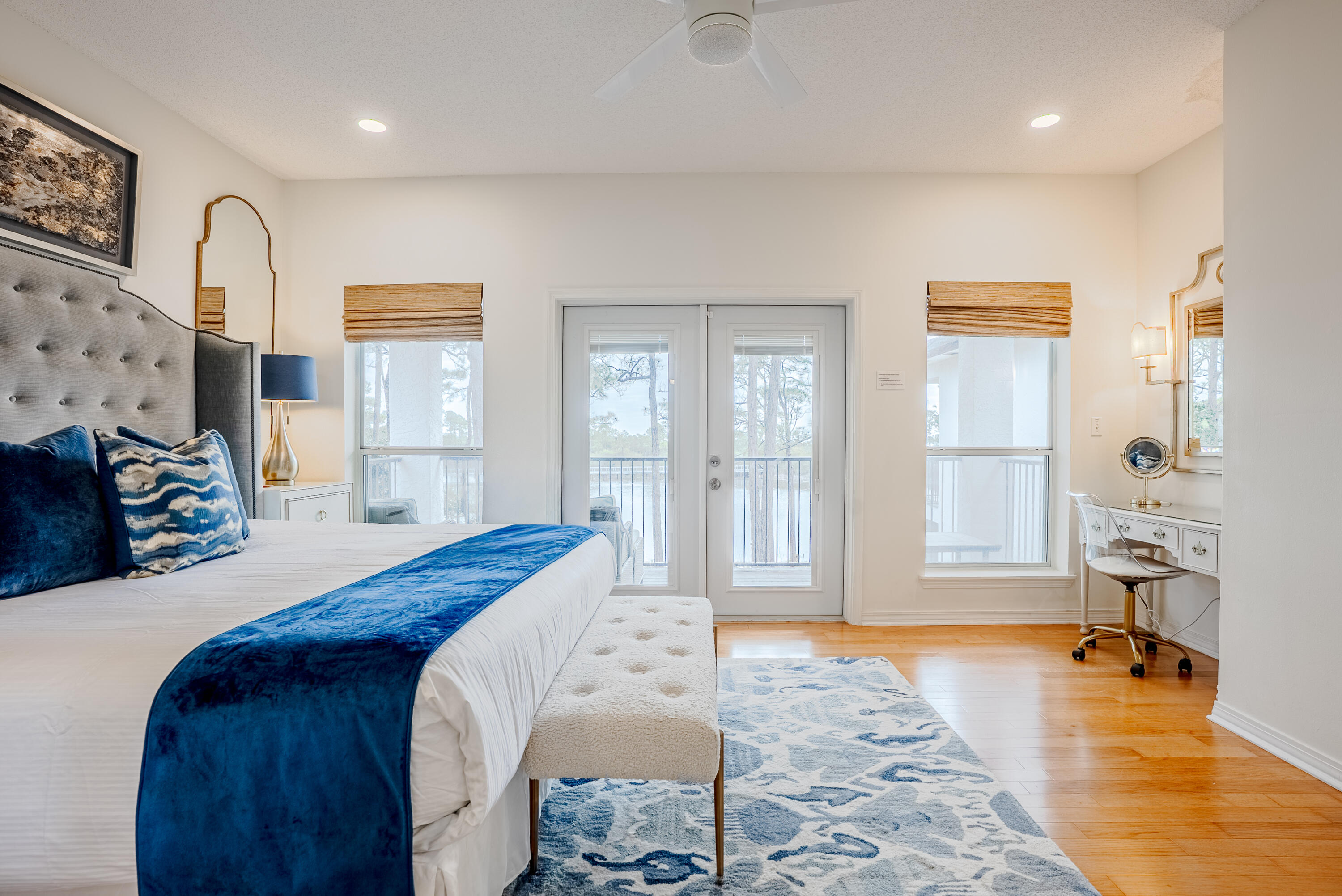 10 Mar-A-Lago Boulevard, Unit 14 Santa Rosa Beach, FL 32459 - Photo 21 of 47 a spacious bedroom with a bed and glass door