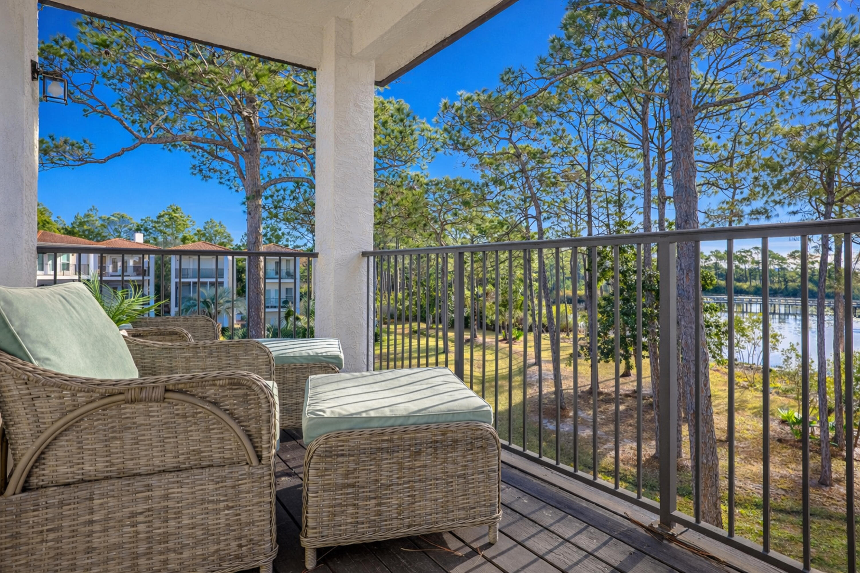 10 Mar-A-Lago Boulevard, Unit 14 Santa Rosa Beach, FL 32459 - Photo 35 of 47 a balcony with furniture
