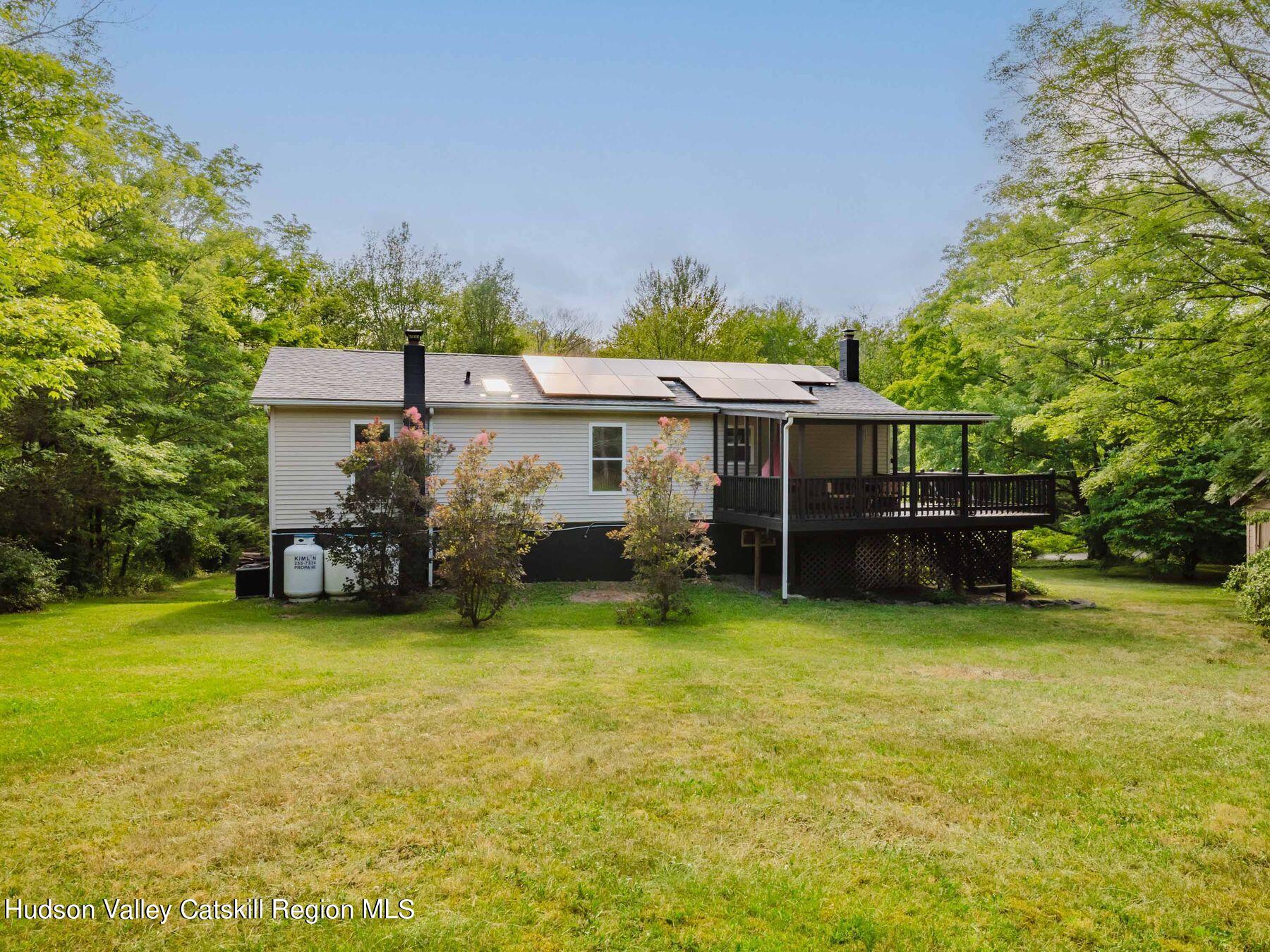 95 Patch Road Saugerties, NY 12477 - Photo 28 of 35 a view of a house with swimming pool and sitting area