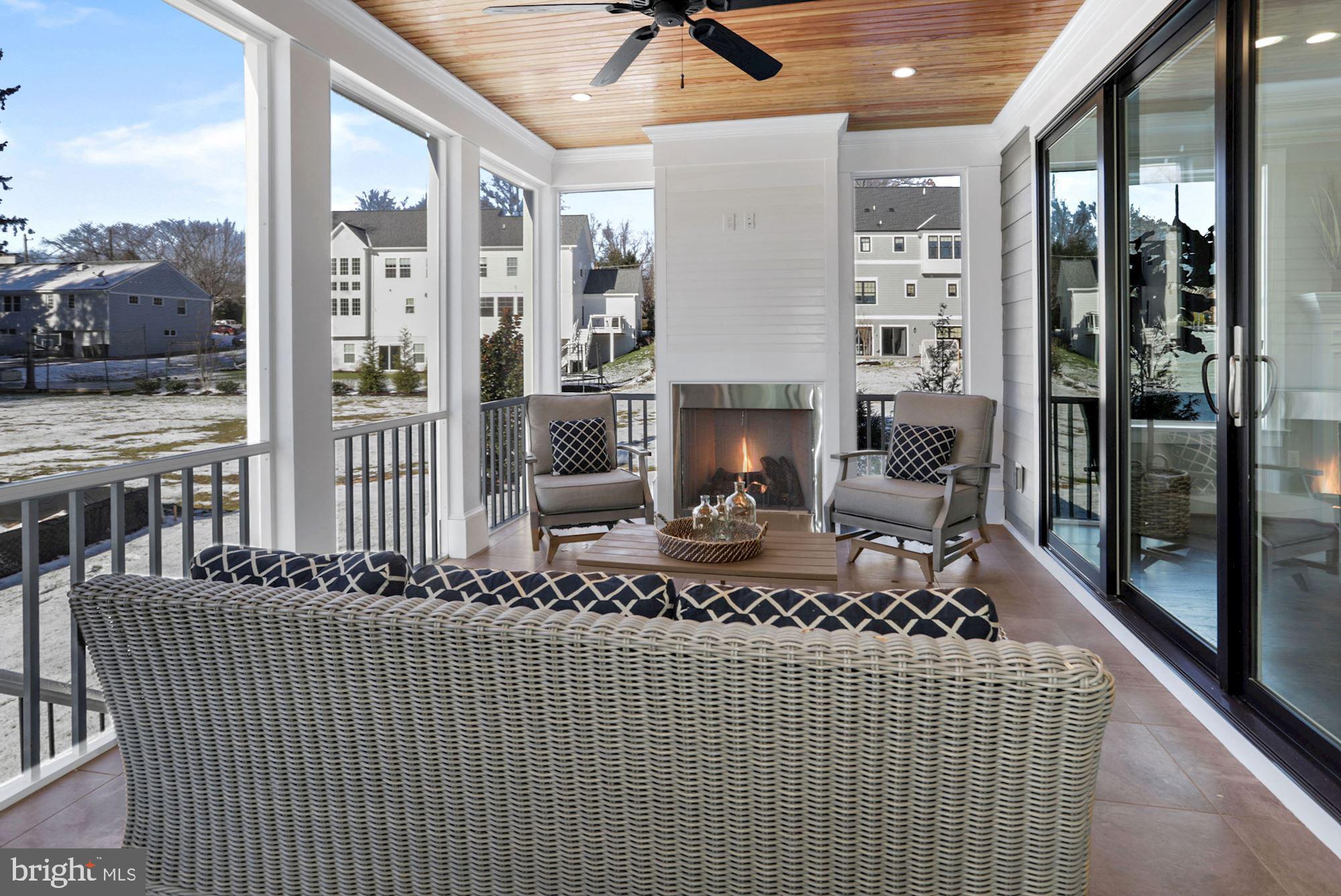 10201 Gary Road Potomac, MD 20854 - Photo 11 of 33 Screened porch options w/gas fireplace