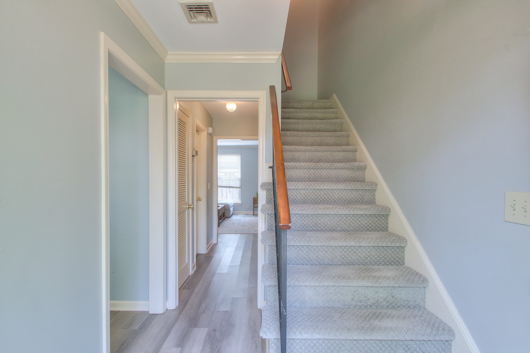 1016 General George Patton Road Nashville, TN 37221 - Photo 2 of 23 a view of a hallway with wooden floor and entryway