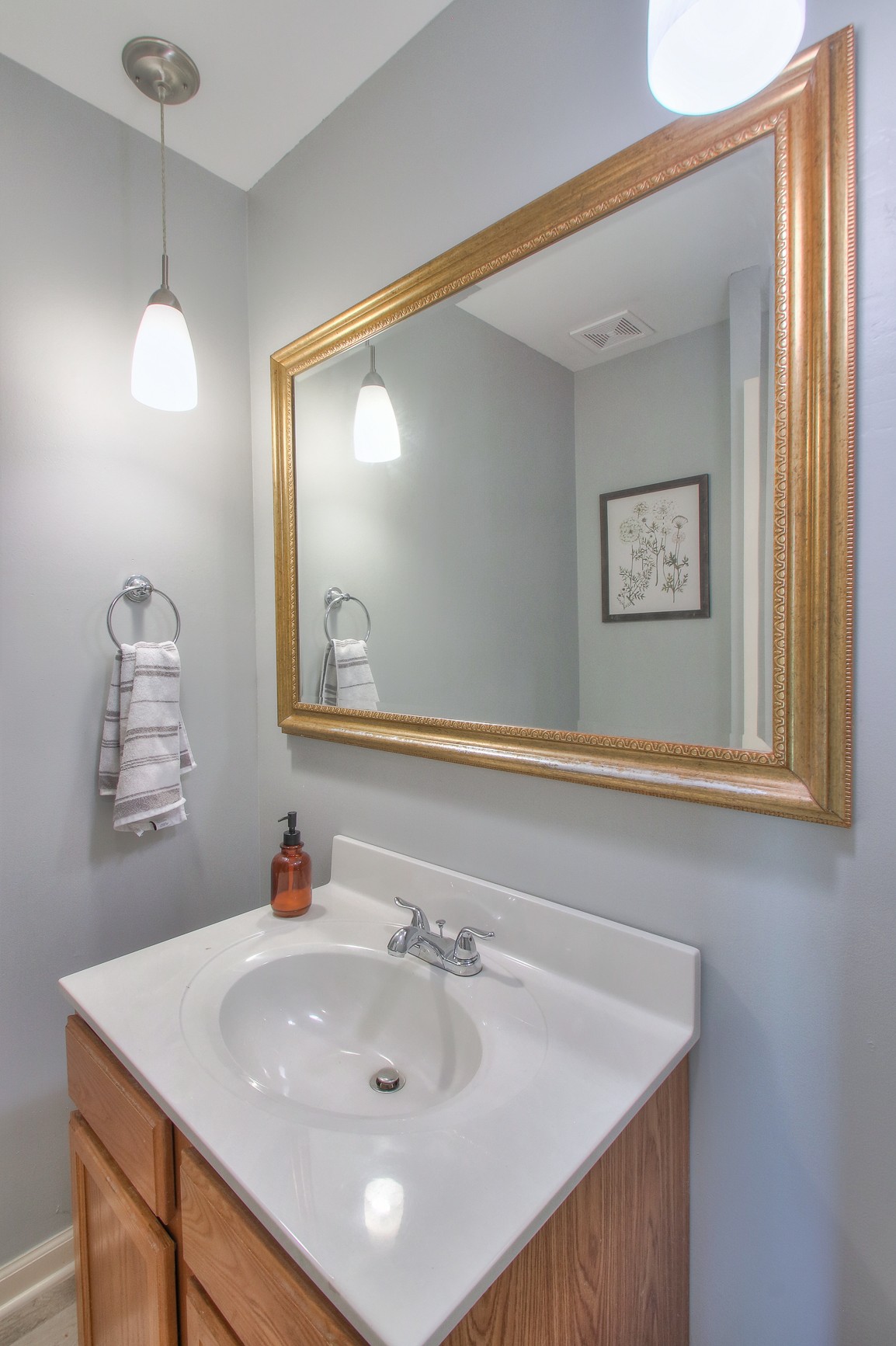 1016 General George Patton Road Nashville, TN 37221 - Photo 11 of 23 a bathroom with a sink and a mirror