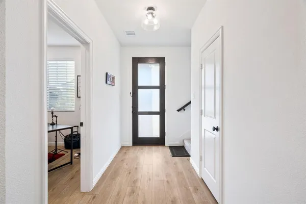 wooden floor in a gallery