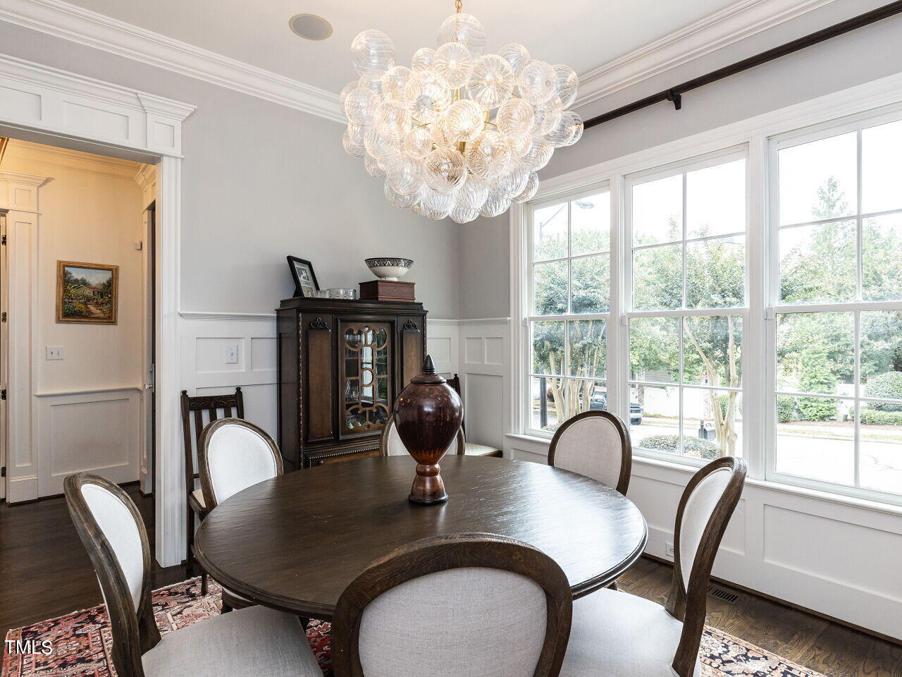 543 Guilford Circle Raleigh, NC 27608 - Photo 8 of 46 a view of a dining room with furniture window and outside view