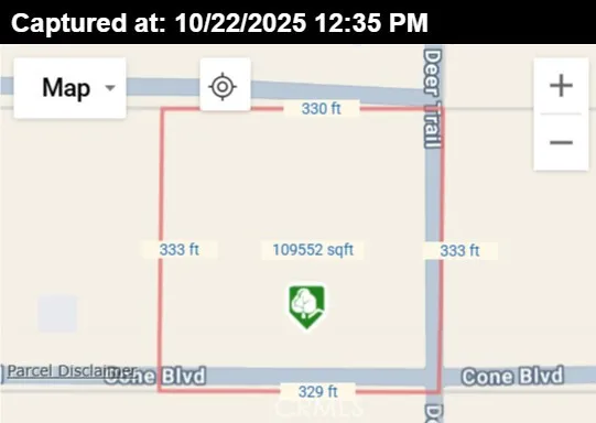 $75,000 | 0 Cone, Landers, CA 92285