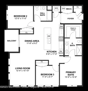 a kitchen with stainless steel appliances granite countertop a table chairs refrigerator and microwave