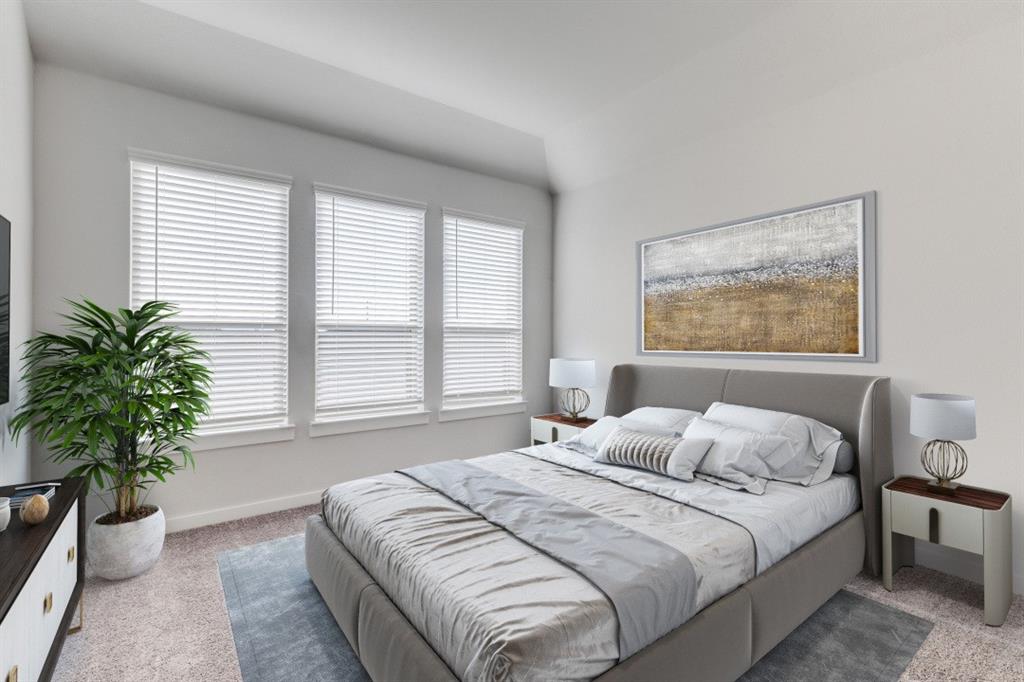 107 Huckleberry Road Forney, TX 75126 - Photo 28 of 30 a bedroom with a large bed and a large window