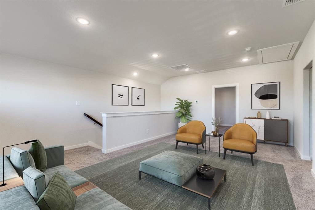 107 Huckleberry Road Forney, TX 75126 - Photo 30 of 30 a living room with furniture and wooden floor