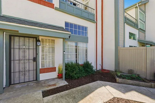 a view of a house with a outdoor space