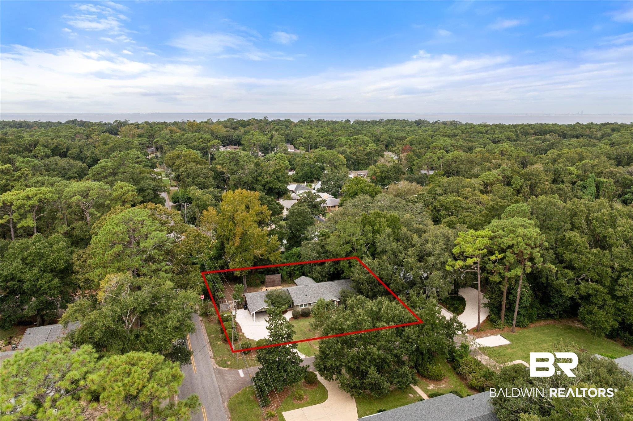 401 Camellia Court Fairhope, AL 36532 - Photo 33 of 36 Aerial Facing West
