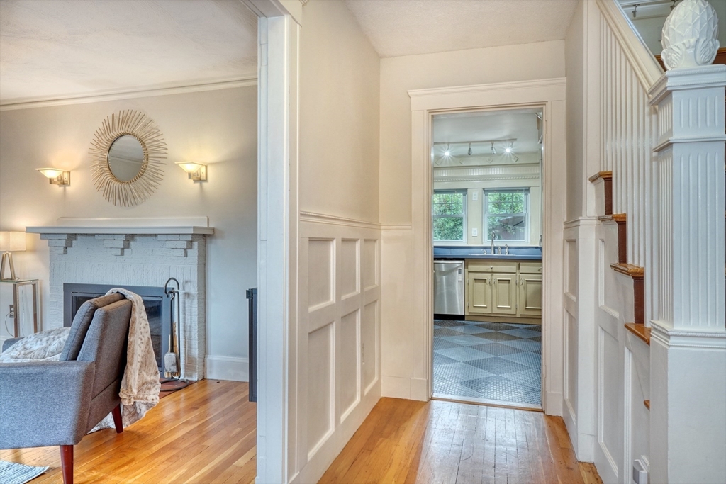 14 Paul Road Medford, MA 02155 - Photo 2 of 42 a view of a kitchen from the hallway