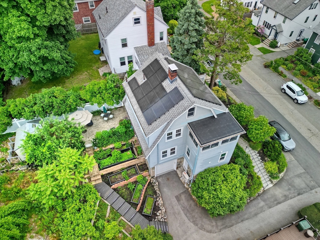 14 Paul Road Medford, MA 02155 - Photo 37 of 42 an aerial view of residential house with outdoor space and street view