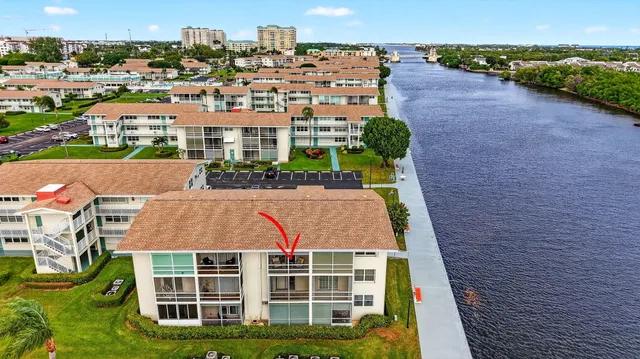 a aerial view of a house