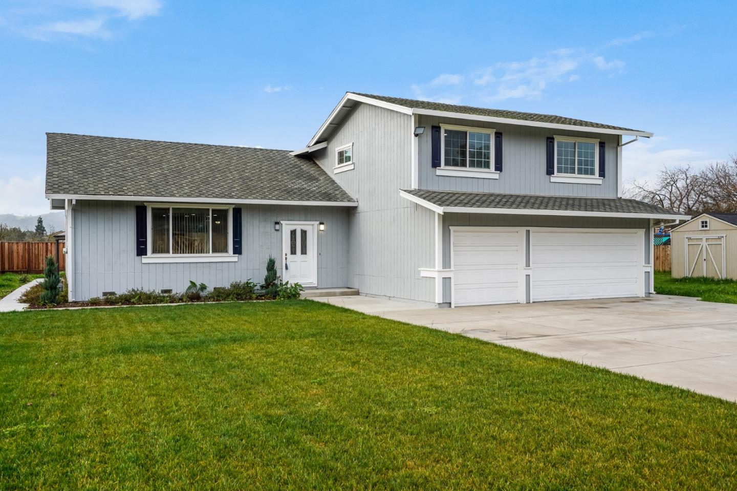 17675 Laurel Road Morgan Hill, CA 95037 - Photo 5 of 48 a front view of a house with a garden