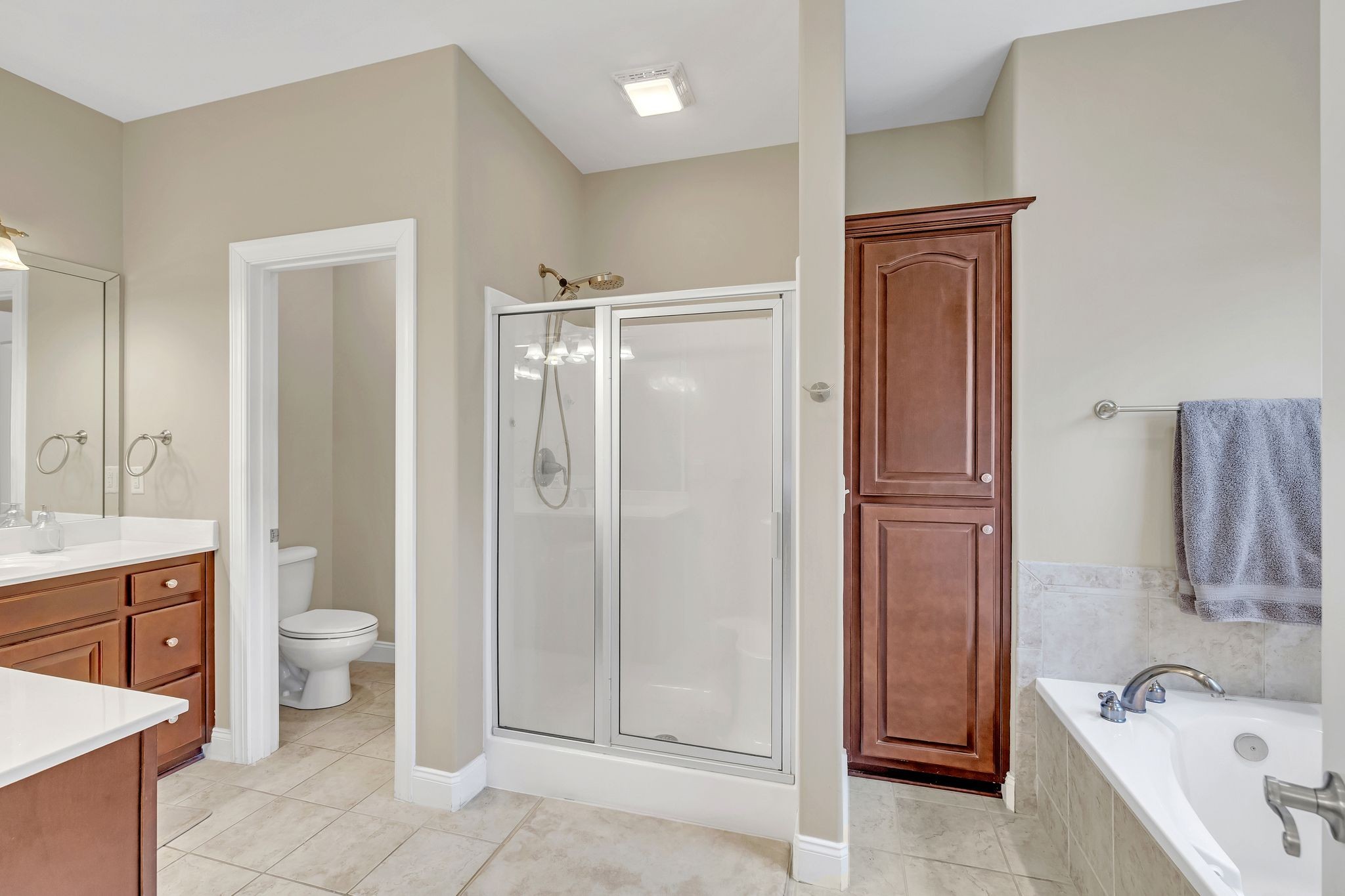 2009 Sunflower Drive Spring Hill, TN 37174 - Photo 13 of 34 a bathroom with a sink a toilet and shower