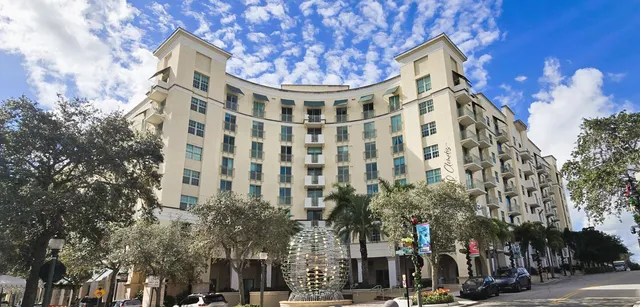 a front view of a building