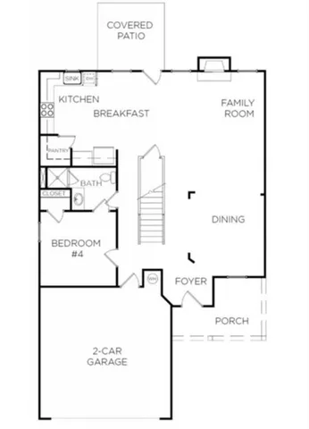 a front view of a house with yard