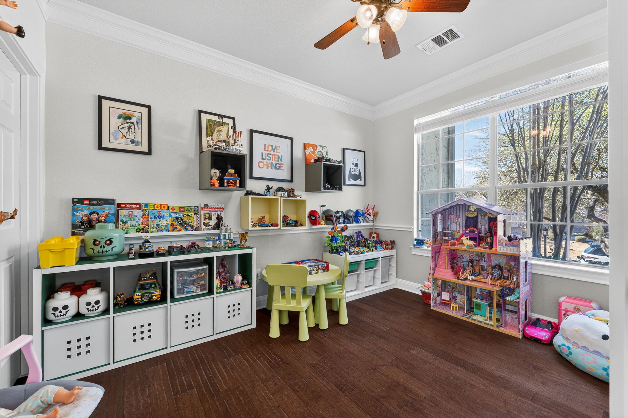 117 Lakota Pass Austin, TX 78738 - Photo 16 of 18 Downstairs office or play room with French doors and lots of natural light.