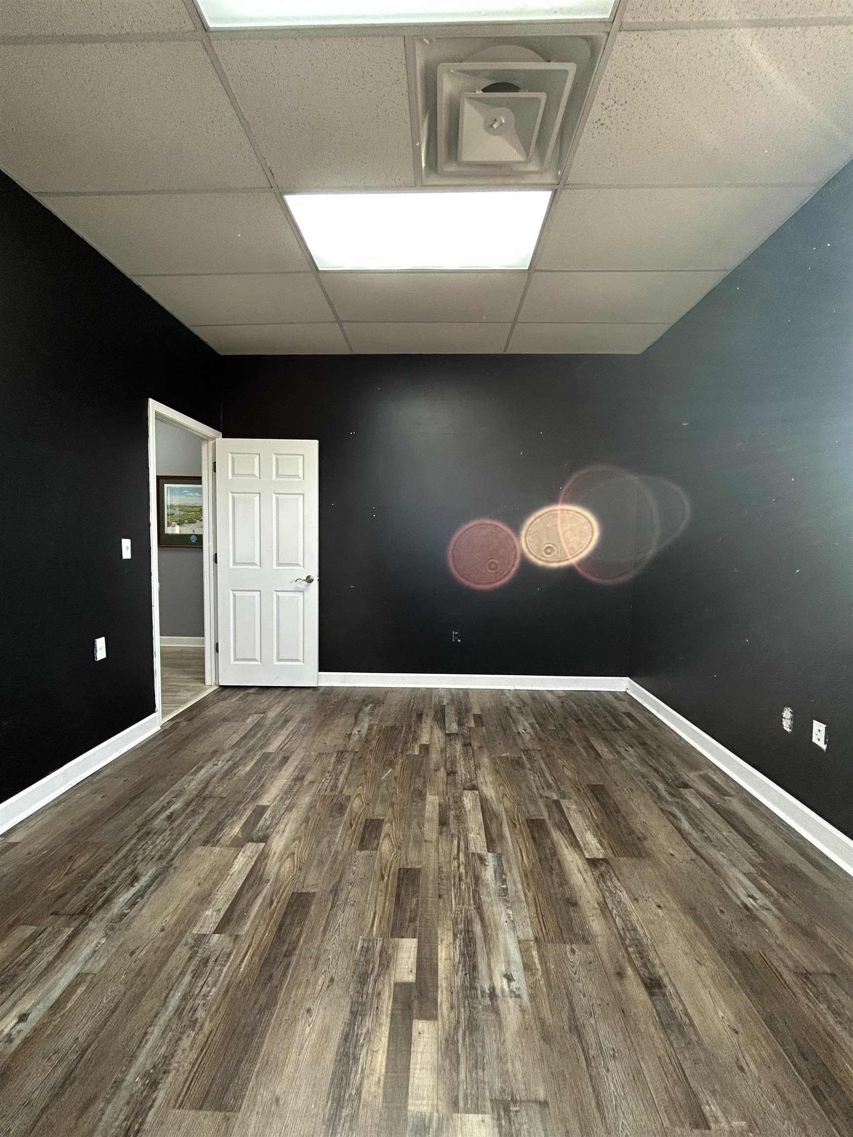 a view of empty room