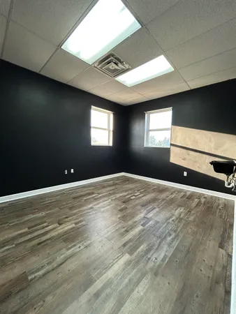 a view of empty room and window