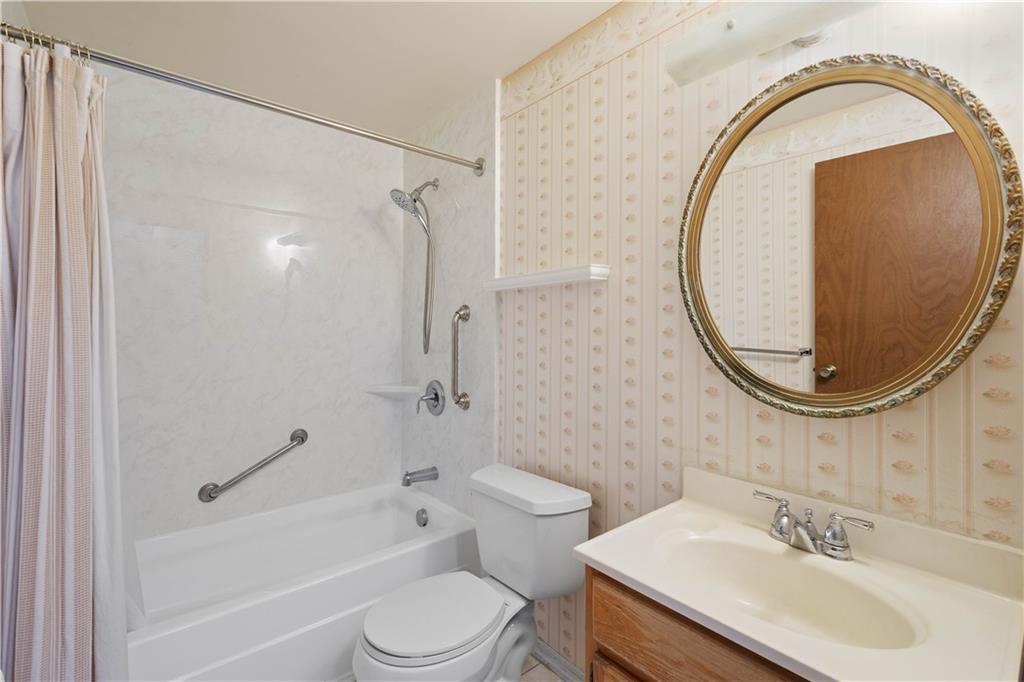 536 Hunters Path Road Bridgeville, PA 15017 - Photo 15 of 27 Upstairs Bath with replaced Tub