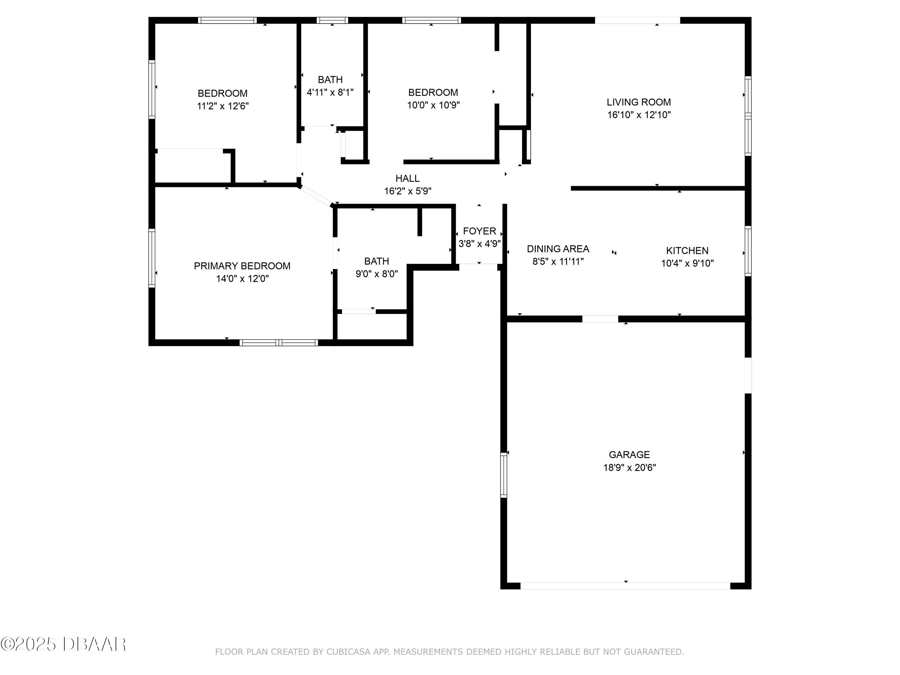 1305 Sunland Road Daytona Beach, FL 32114 - Photo 28 of 28 1-Floorplan_1