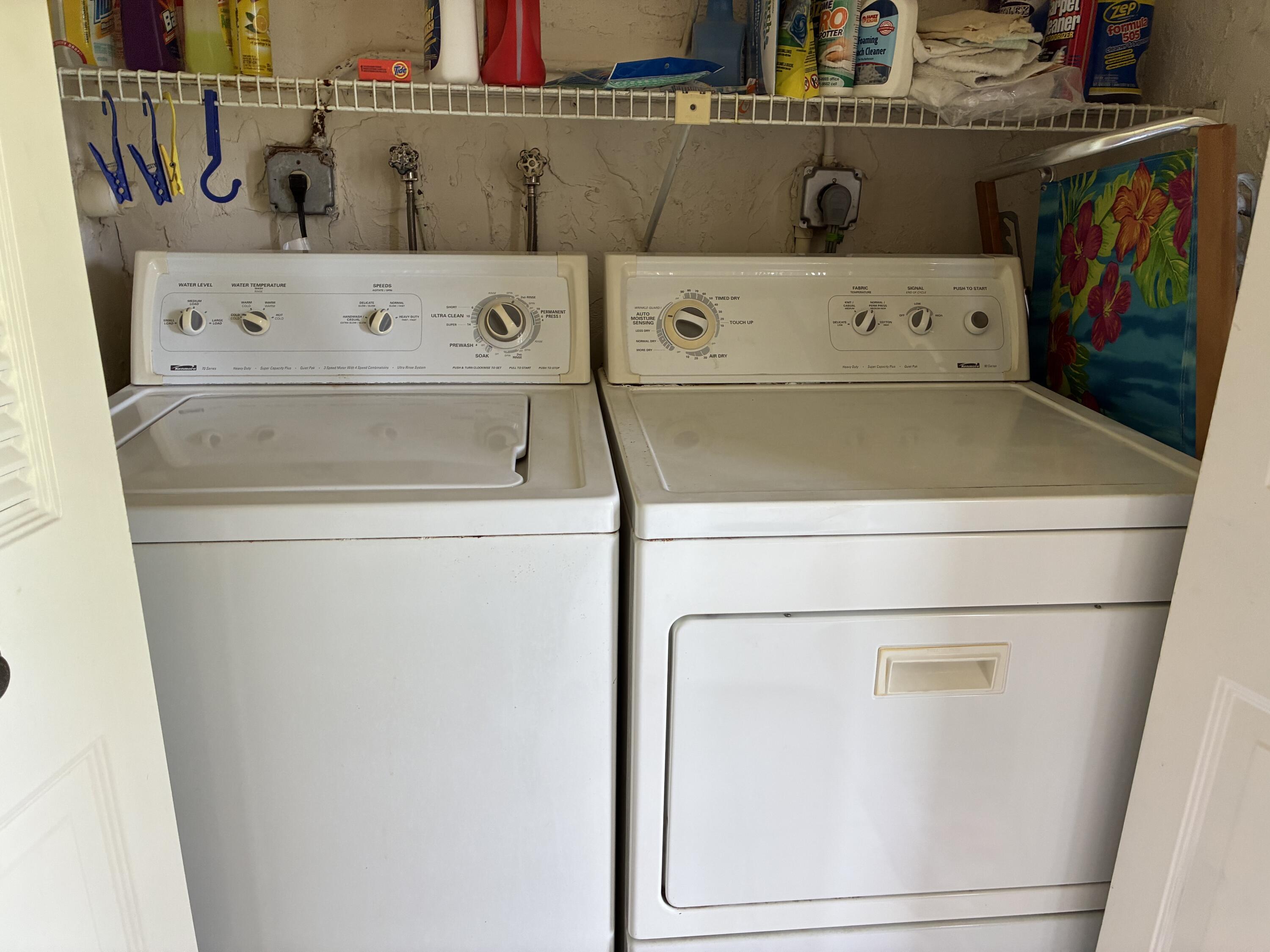 5178 Privet Place, Unit D Delray Beach, FL 33484 - Photo 29 of 41 a close up view of washer and dryer