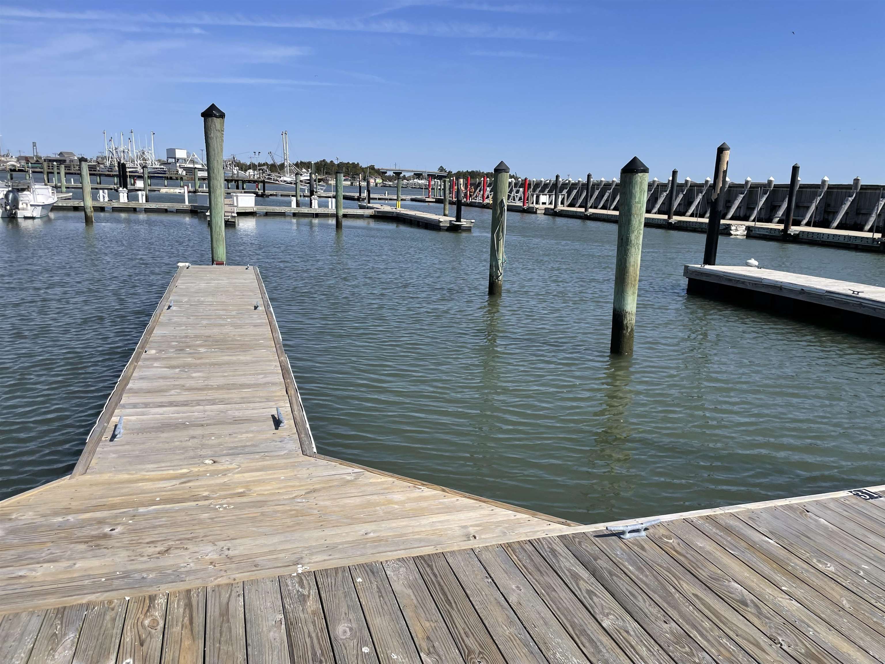 38 Harbor Lane Cape May, NJ 08204 - Photo 16 of 34 a view of a lake with boats and trees in the background