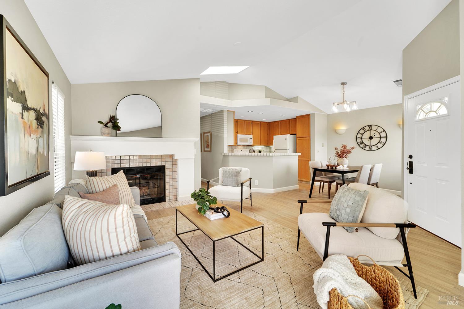 511 Timbercove Street, Unit 8 Vallejo, CA 94591 - Photo 14 of 34 a living room with furniture and a fireplace