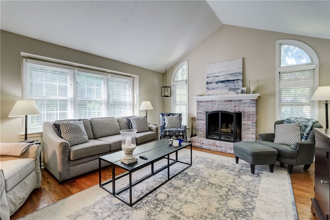 5 Hadley Drive Perinton, NY 14450 - Photo 15 of 50 Beautifully appointed gathering room with wood-bur