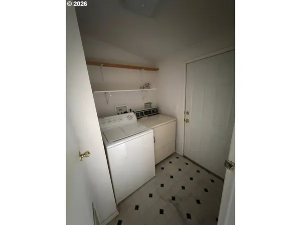 a room with storage and utility