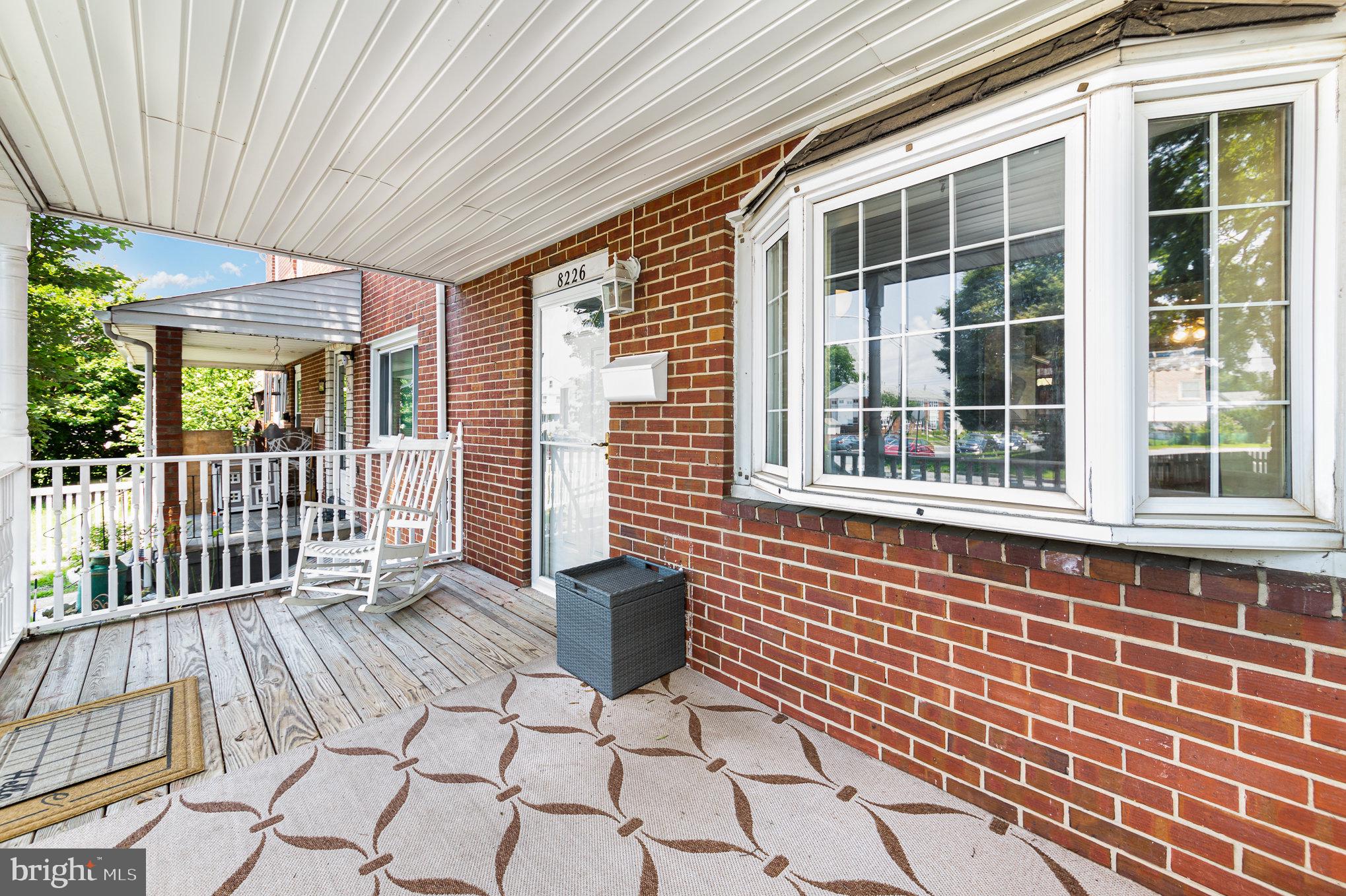 8226 North Boundary Road Baltimore, MD 21222 - Photo 4 of 37 a view of a house with a porch