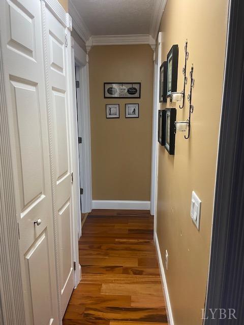 1934 New Chapel Road Rustburg, VA 24588 - Photo 26 of 80 a view of a hallway with wooden floor and staircase