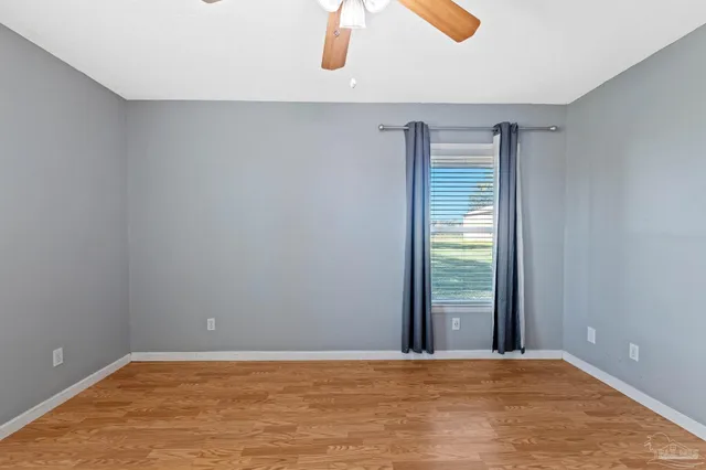 wooden floor in an empty room