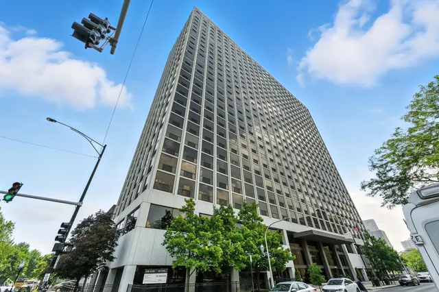 a front view of a building