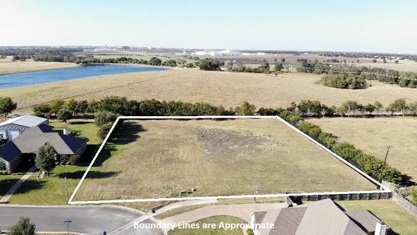 a view of a lake with a outdoor space