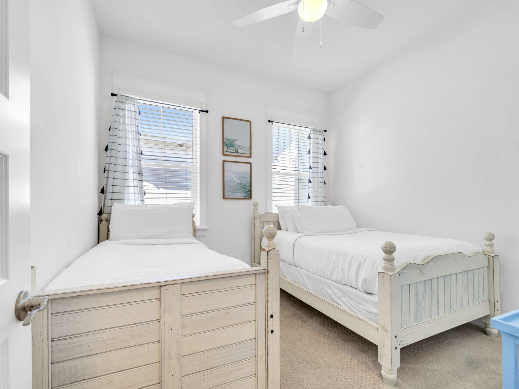 282 Milestone Dr Inlet Beach, Unit B Inlet Beach, FL 32461 - Photo 22 of 42 a bedroom with a bed and a dresser