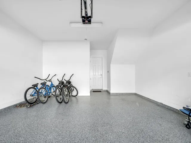 a view of a room with rack on the wall