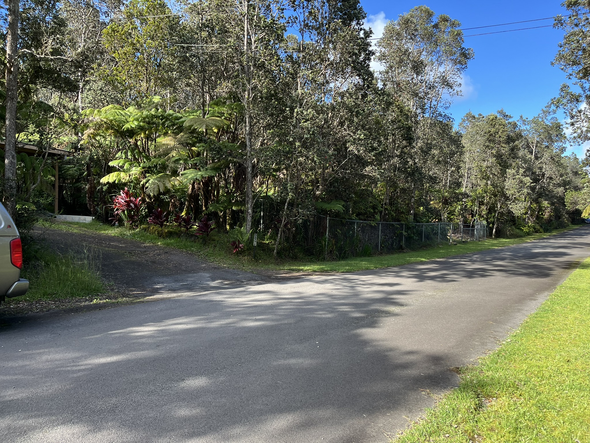 201 2nd Street Volcano, HI 96785 - Photo 5 of 20 a backyard of a house with lots of green space