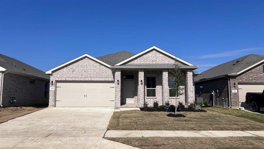 139 Stanton Avenue Rhome, TX 76078 - Photo 1 of 1 Front Elevation-D.R. Horton's Carlsbad floorplan Elevation D-All Home and community information, including pricing, included features, terms, availability and amenities, are subject to change at any time without notice or obligation. All Drawings, pictures, photographs, video, square footages, floor plans, elevations, features, colors and sizes are approximate for illustration purposes only and will vary from the homes as built.