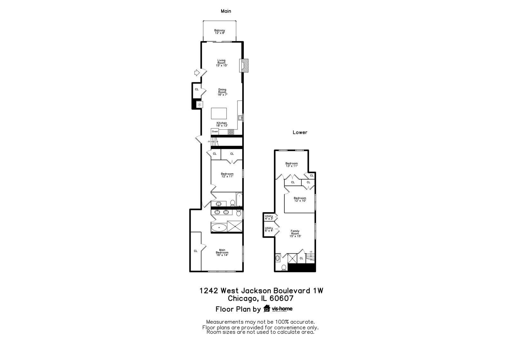 1242 West Jackson Boulevard, Unit 1W Chicago, IL 60607 - Photo 24 of 24 a picture of a bench in a white building