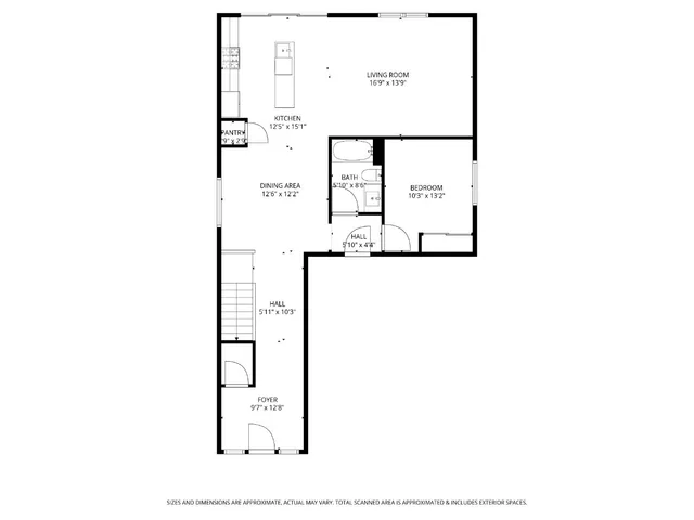 a picture of a floor plan
