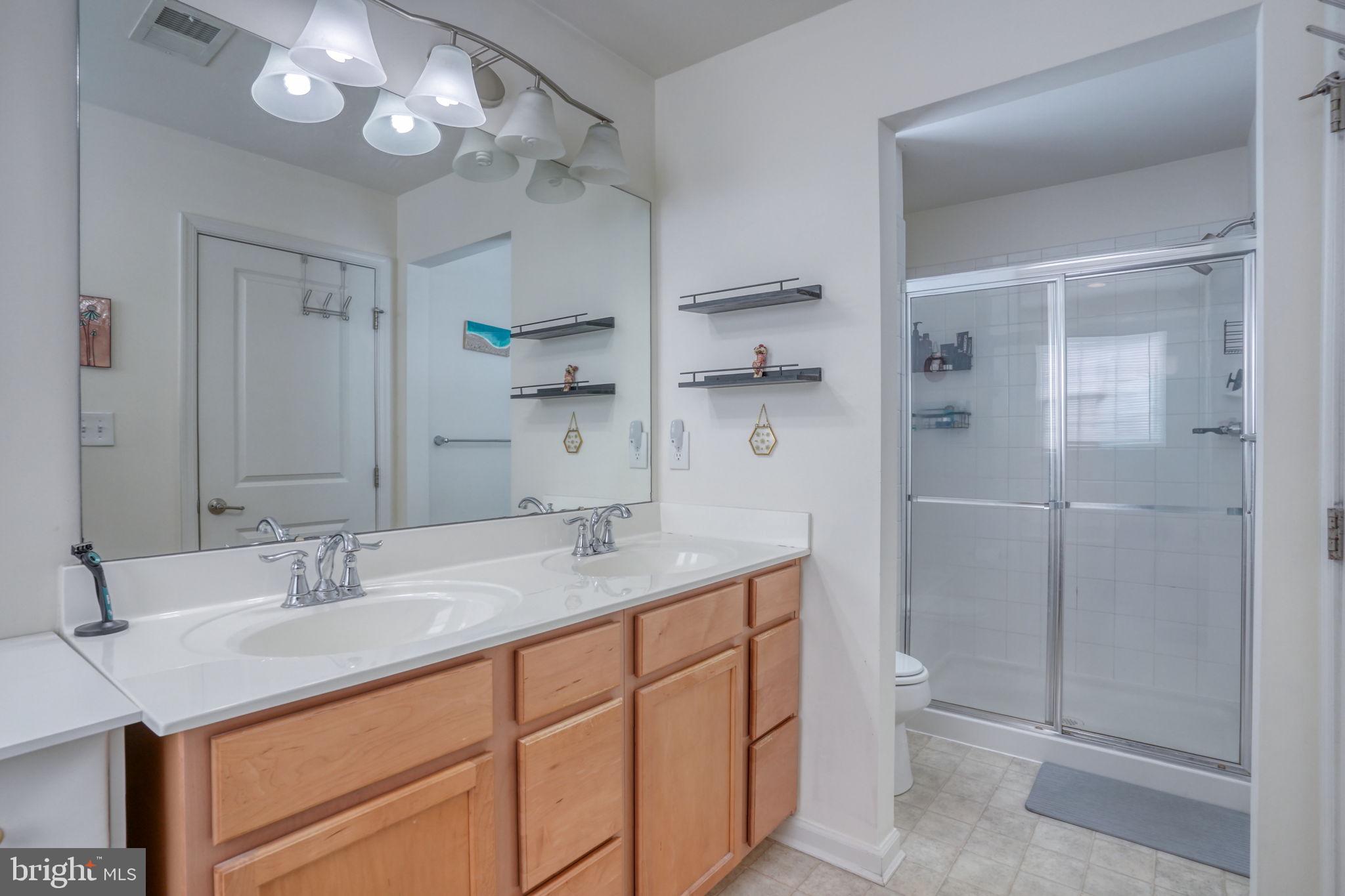 602 Barrie Road Middletown, DE 19709 - Photo 19 of 35 a bathroom with a sink a toilet and shower
